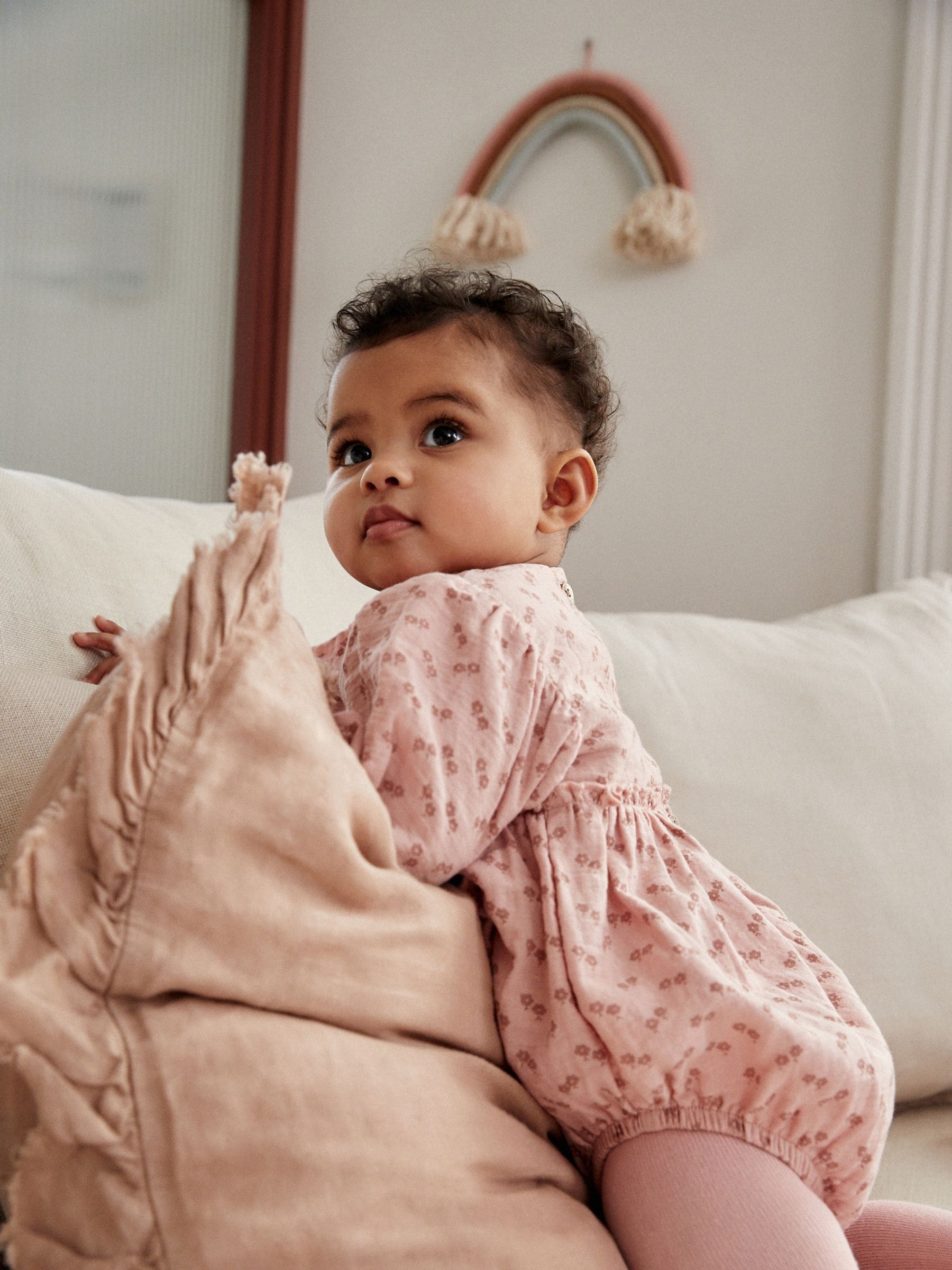 Buy Pink Ditsy Floral Baby Bloomer Romper (0mths-3yrs) from Buy Pink Ditsy Floral Baby Bloomer Romper (0mths-3yrs) from