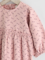 Pink Ditsy Floral Baby Bloomer Romper (0mths-3yrs) - Image 7 of 11