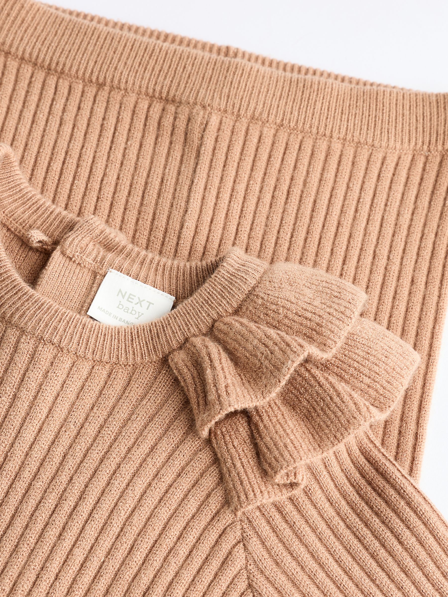 Buy Mink Brown Knitted Baby Jumper Leggings Set 0mths 3yrs from Next Luxembourg