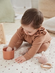 Mink Brown Knitted Baby Jumper & Leggings Set (0mths-3yrs) - Image 3 of 13