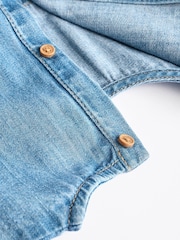 Denim Baby Bloomer Romper with Tights Set (0mths-3yrs) - Image 7 of 8