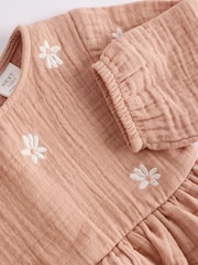 Beige Baby Bloomer 100% Cotton Romper with Tights Set (0mths-3yrs) - Image 11 of 12