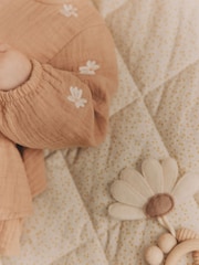 Beige Baby Bloomer 100% Cotton Romper with Tights Set (0mths-3yrs) - Image 7 of 12