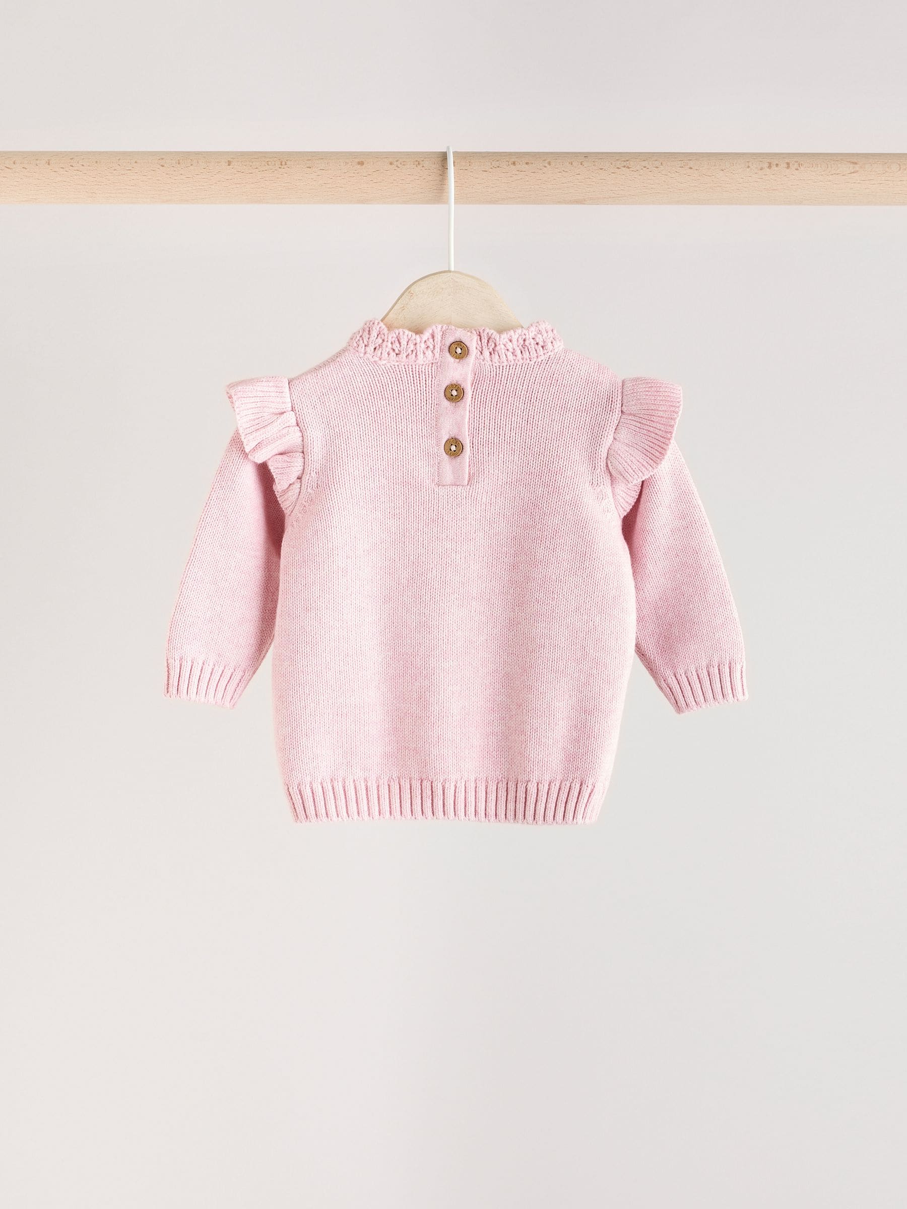 Flower knit set up pink andmary Flower knit set up pink andmary