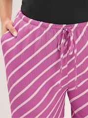 Yours Curve Pink Skinny Waist Culottes - Image 4 of 5