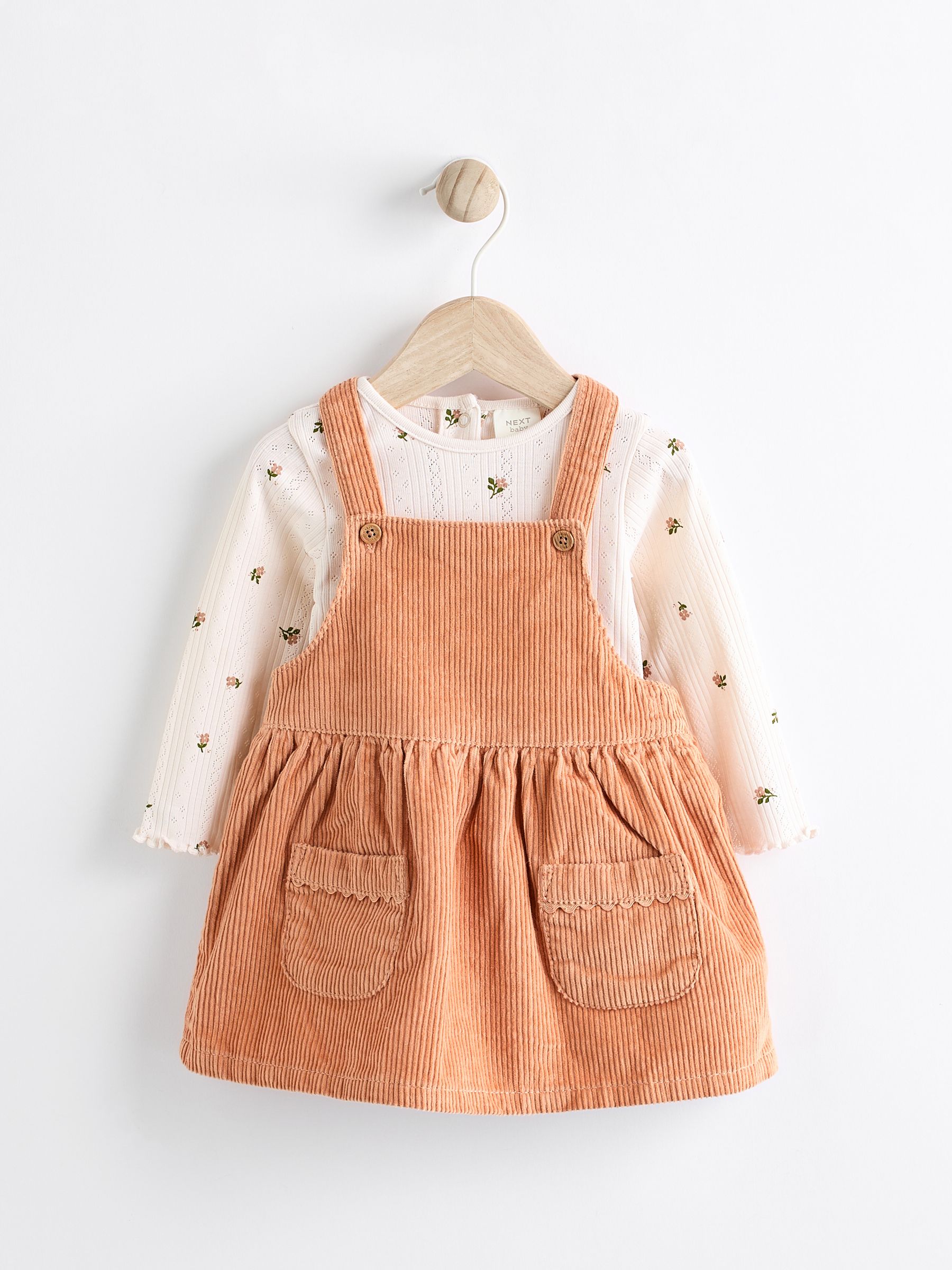 Buy Tan Brown Corduroy Baby Pinafore Dress 0mths 2yrs from Next Germany