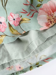 Sage Green/Floral with Removeable Vest Woven Dress and Tights Set (0mths-2yrs) - Image 21 of 27