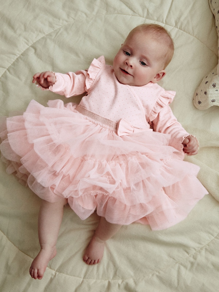 Pink - Mesh Tutu Baby Dress (0mths-2yrs) - Bild 2 von 9