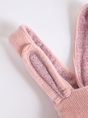 Pink Bunny Velour Baby Pinafore Dress With Tights (0mths-2yrs) - Image 4 of 11