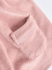 Pink Bunny Velour Baby Pinafore Dress With Tights (0mths-2yrs) - Image 9 of 11