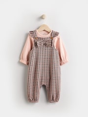 Pink Check Dungarees and Bodysuit Set (0mths-3yrs) - Image 5 of 13