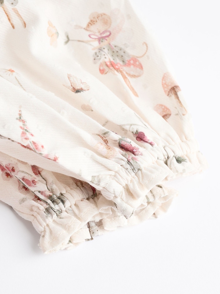 White Floral/ Fairy Baby Woven Dress with Tights (0mths-2yrs) - Image 14 of 15