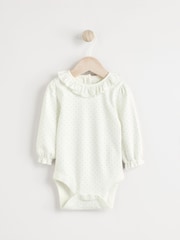Sage Green Character Baby Corduroy 100% Cotton Dungarees and Long Sleeve Bodysuit Set (0mths-2yrs) - Image 3 of 9