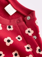 Red Flower Print Skirted Baby Romper with Tights (0mths-3yrs) - Image 12 of 14