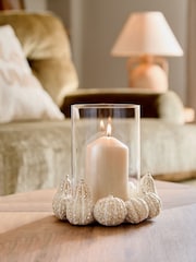 Natural Natural Pumpkin Hurricane Candle - Image 2 of 4