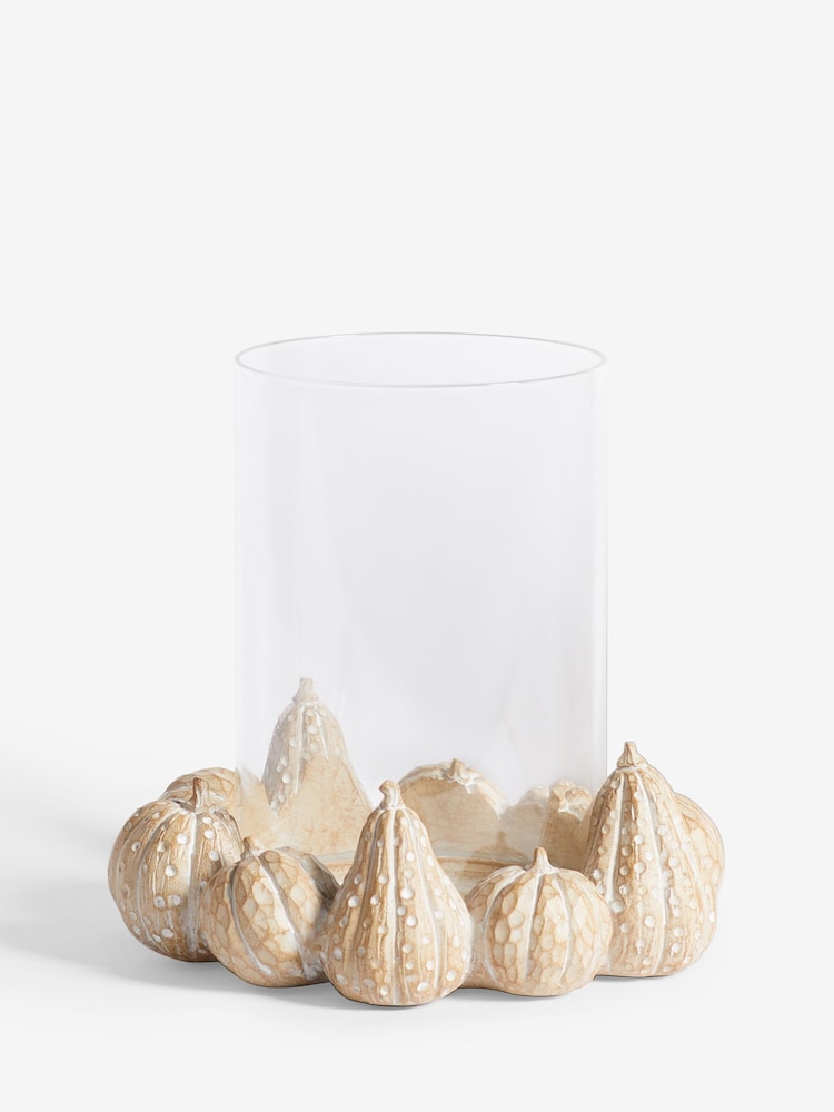 Natural Natural Pumpkin Hurricane Candle - Image 4 of 4