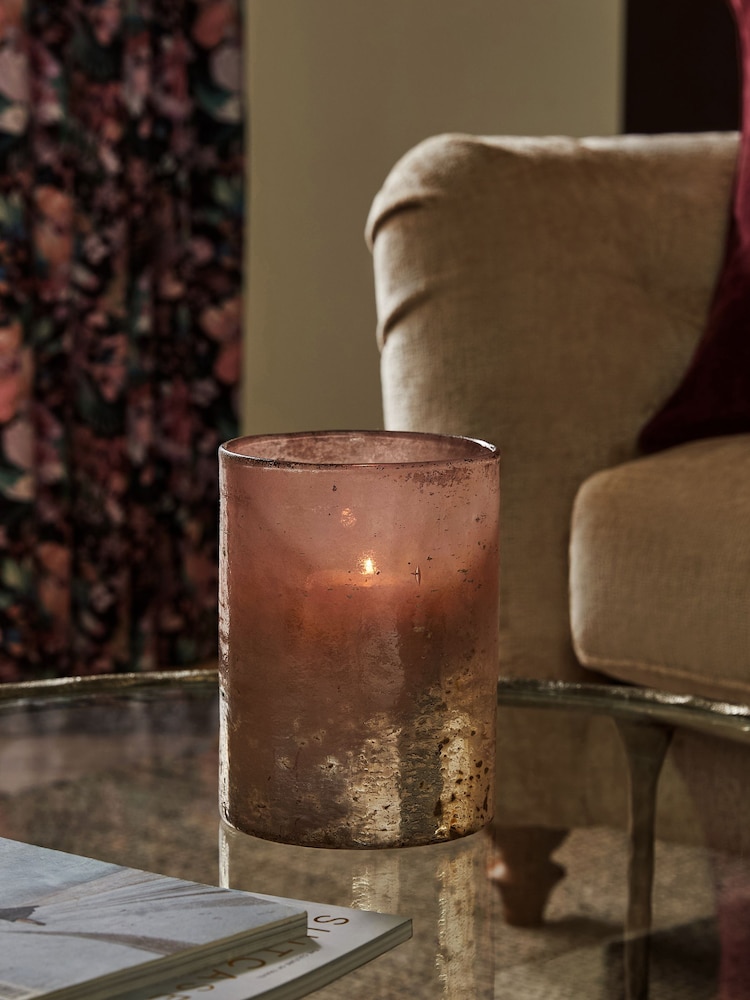 Pink Mercury Hurricane Candle Holder - Image 2 of 5