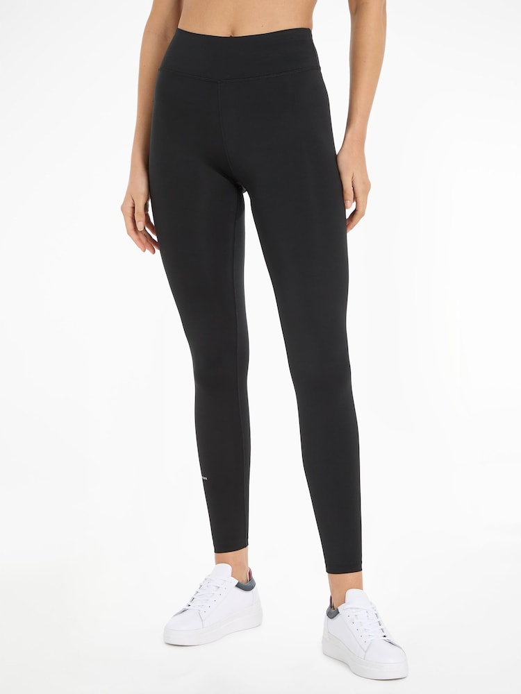 Tommy Hilfiger Black Mini Corp Leggings - Image 1 of 6