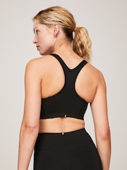 Tommy Hilfiger Essentials Sports Black Crop Top - Image 2 of 6
