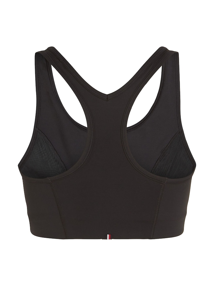Tommy Hilfiger Essentials Sports Black Crop Top - Image 6 of 6