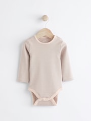 Pink/Black/White Baby Tiered Skirt Long Sleeve 100% Cotton Bodysuit and Tights Set (0mths-2yrs) - Image 5 of 13