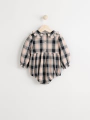 Grey/White Check Baby Bloomer Romper with Tights Set (0mths-3yrs) - Image 8 of 10