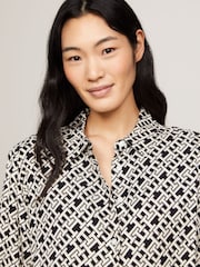 Tommy Hilfiger Black Fluid Shirt - Image 4 of 5