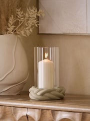 Natural Knot Hurricane Candle Holder - Image 1 of 4