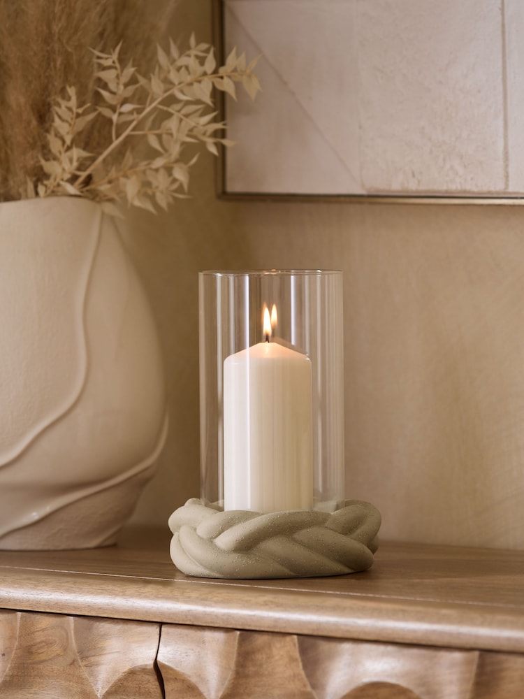Natural Knot Hurricane Candle Holder - Image 1 of 4