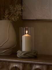 Natural Knot Hurricane Candle Holder - Image 2 of 4
