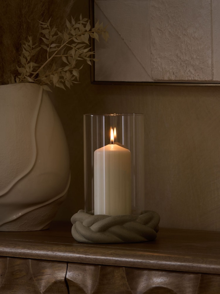 Natural Knot Hurricane Candle Holder - Image 2 of 4