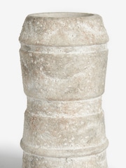 Set of 3 Natural Lydford Textured Tea Light Candle Holder - Image 8 of 8