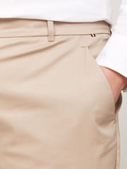 Tommy Hilfiger Cream Curve Slim Straight Chinos Trousers - Image 2 of 3