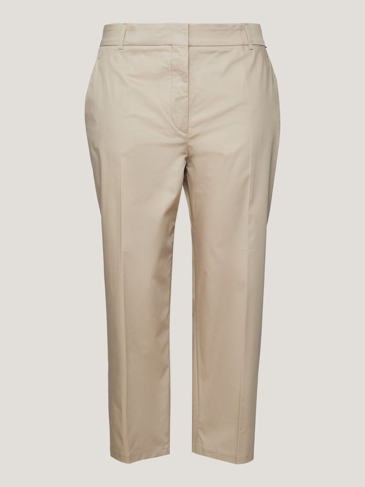 Tommy Hilfiger Cream Curve Slim Straight Chinos Trousers - Image 3 of 3