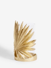 Gold Palm Hurricane Candle Holder - Image 5 of 5
