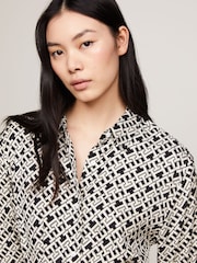 Tommy Hilfiger Black Midi Shirt Dress - Image 3 of 5