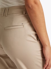 Tommy Hilfiger Cream Slim Straight Leg Chinos Trousers - Image 5 of 6