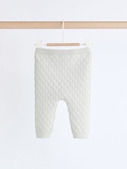 Grey 3D Bows Baby Knitted Jumper And Leggings Set (0mths-2yrs) - Image 10 of 15