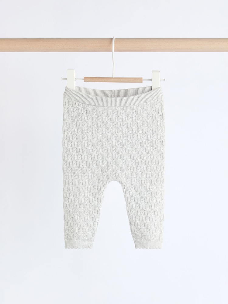 Grey 3D Bows - Babyset met gebreide trui en legging (0mnd-2jr) - Image 9 of 15