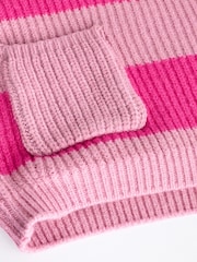 Pink Stripe Knitted Baby Jumper & Leggings Set (0mths-2yrs) - Image 11 of 13