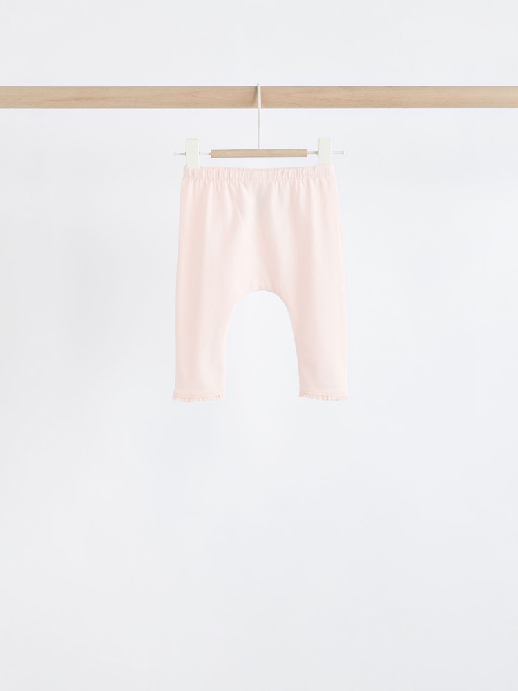 Rose/Vert/Blanc Fleuri Fairy - Ensemble 6 pièces haut à manches longues et legging bébé (0mois-3ans) - Image 5 of 17