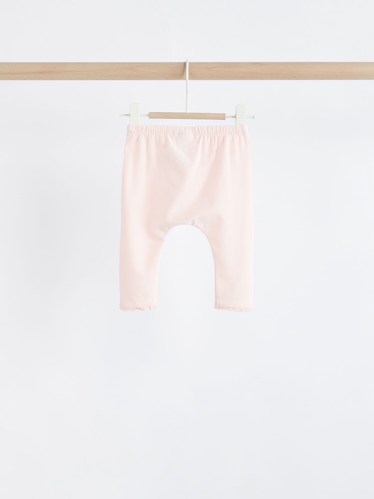 Rose/Vert/Blanc Fleuri Fairy - Ensemble 6 pièces haut à manches longues et legging bébé (0mois-3ans) - Image 6 of 17