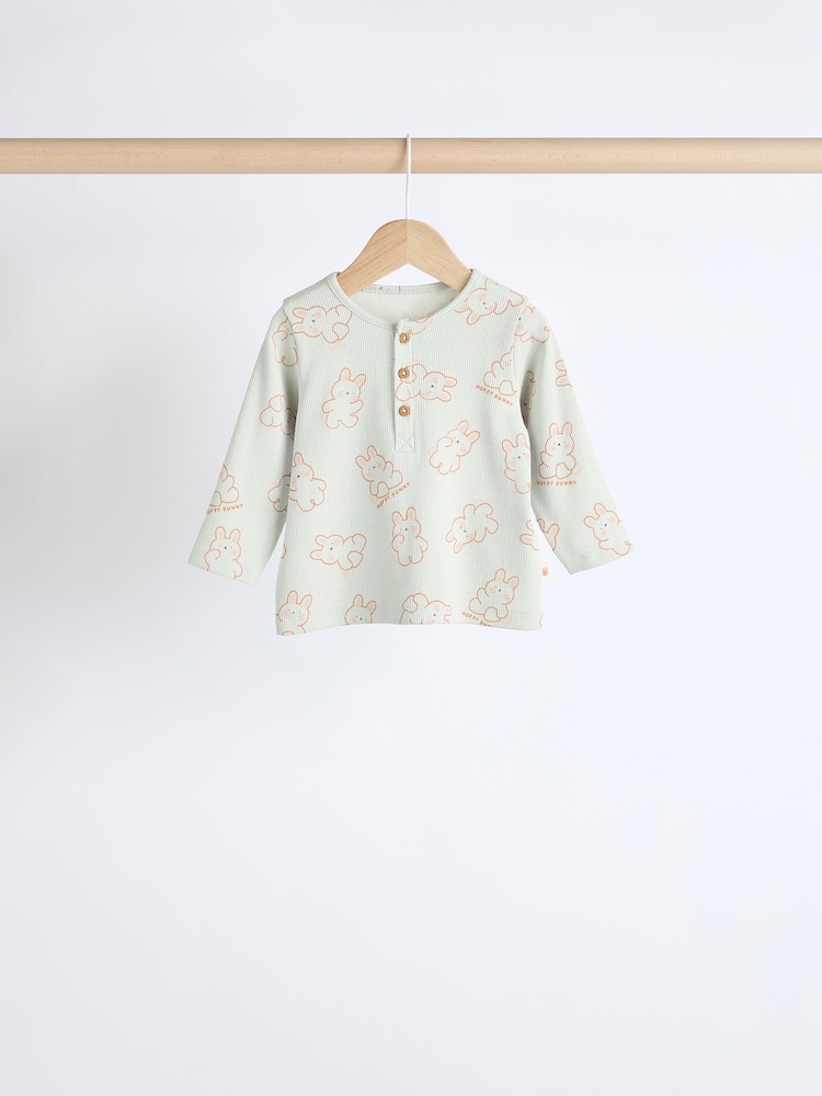vert - Ensemble 6 pièces haut à manches longues et legging bébé (0mois-3ans) - Image 6 of 13