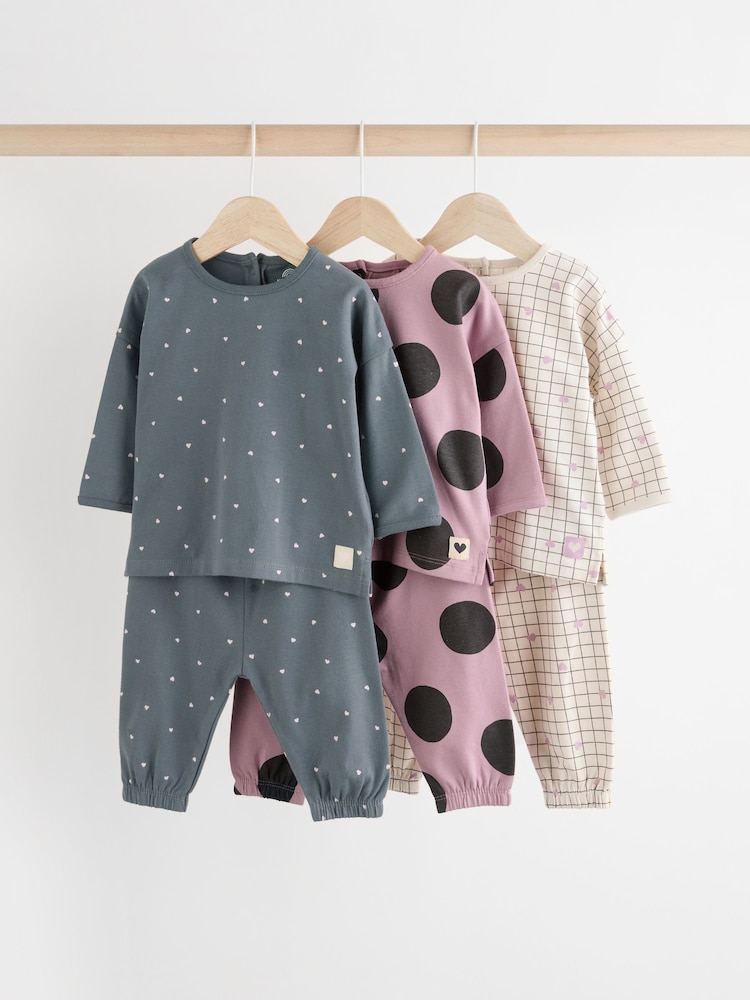 Pink und Schwarz - Baby Langarm-Oberteil und Leggings, 6-teiliges Set (0 Monate bis 3 Jahre) - Bild 1 von 14 Pink und Schwarz - Baby Langarm-Oberteil und Leggings, 6-teiliges Set (0 Monate bis 3 Jahre) - Bild 1 von 14
