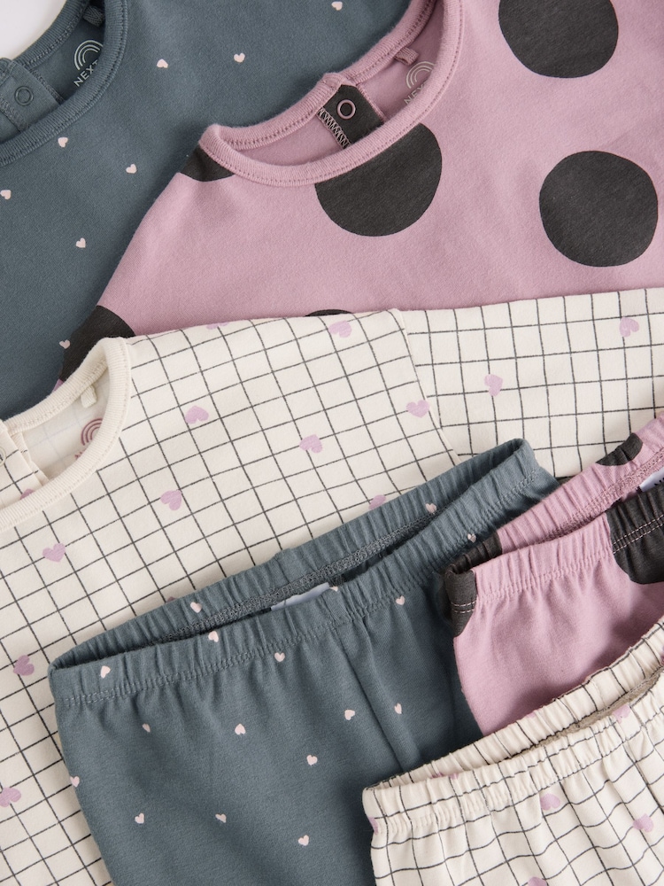 Pink und Schwarz - Baby Langarm-Oberteil und Leggings, 6-teiliges Set (0 Monate bis 3 Jahre) - Bild 14 von 14 Pink und Schwarz - Baby Langarm-Oberteil und Leggings, 6-teiliges Set (0 Monate bis 3 Jahre) - Bild 14 von 14