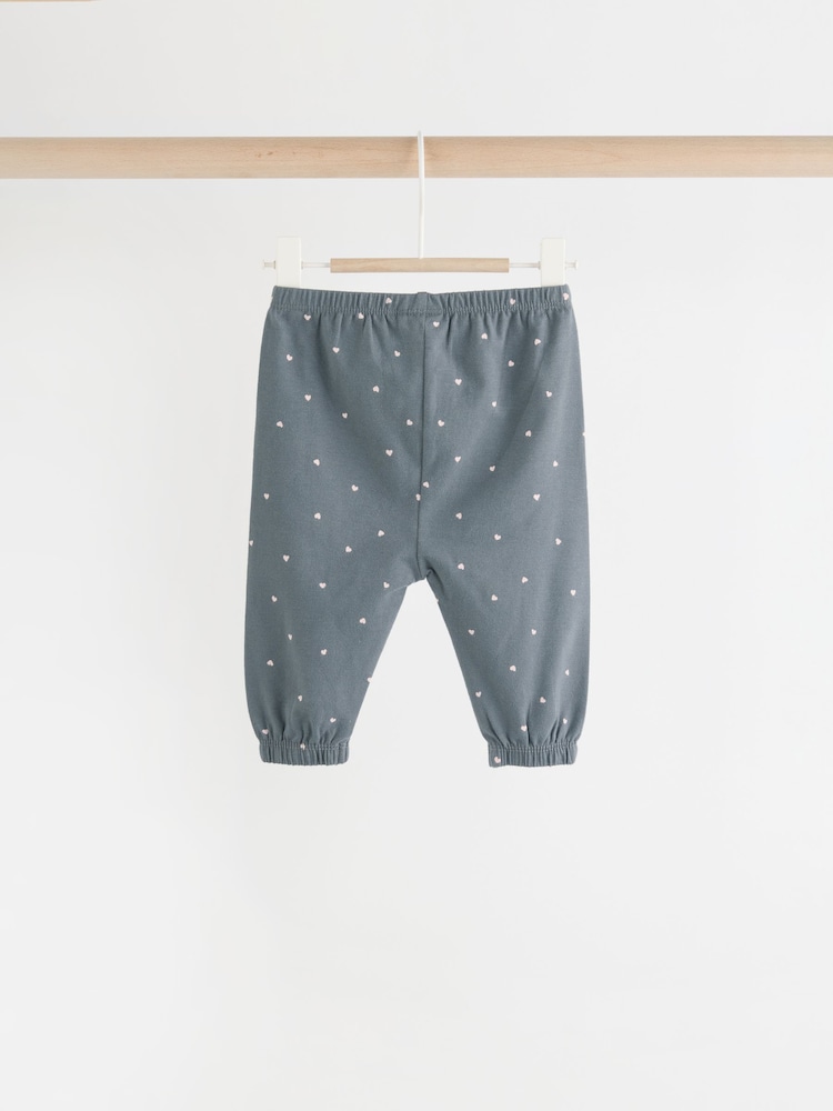 Rose/Noir - Ensemble 6 pièces haut à manches longues et legging bébé (0mois-3ans) - Image 6 of 14