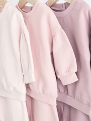 Pink/ Cream Baby Sweatshirt & Joggers 6 Piece Set (0mths-2yrs) - Image 11 of 15