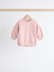 Pink/ Cream Baby Sweatshirt & Joggers 6 Piece Set (0mths-2yrs) - Image 5 of 15
