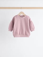 Pink/ Cream Baby Sweatshirt & Joggers 6 Piece Set (0mths-2yrs) - Image 6 of 15