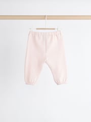 Pink/ Cream Baby Sweatshirt & Joggers 6 Piece Set (0mths-2yrs) - Image 8 of 15